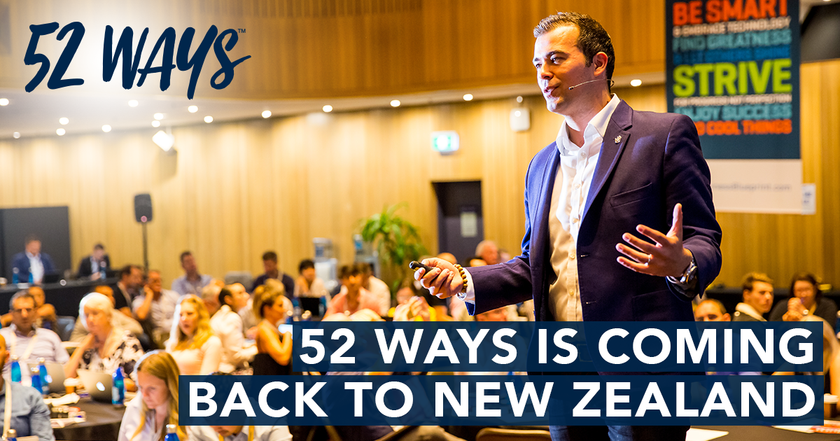 OUR NEW AND IMPROVED EVENT IS COMING BACK TO NEW ZEALAND